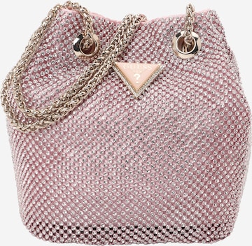 Poche ventrale 'ZALINA' GUESS en rose : devant