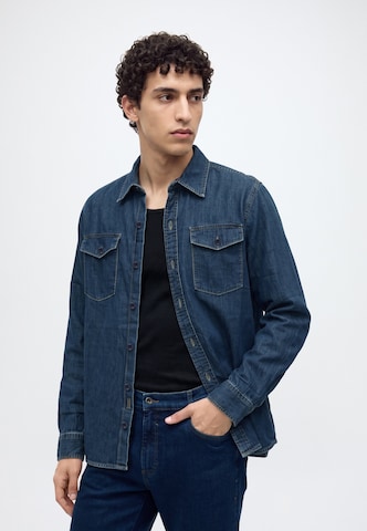 INDICODE JEANS Средняя посадка Рубашка 'Wesdon' в Синий