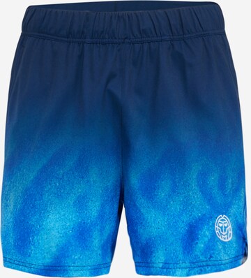 BIDI BADU Athletic Swim Trunks 'Beach Spirit' in Blue: front