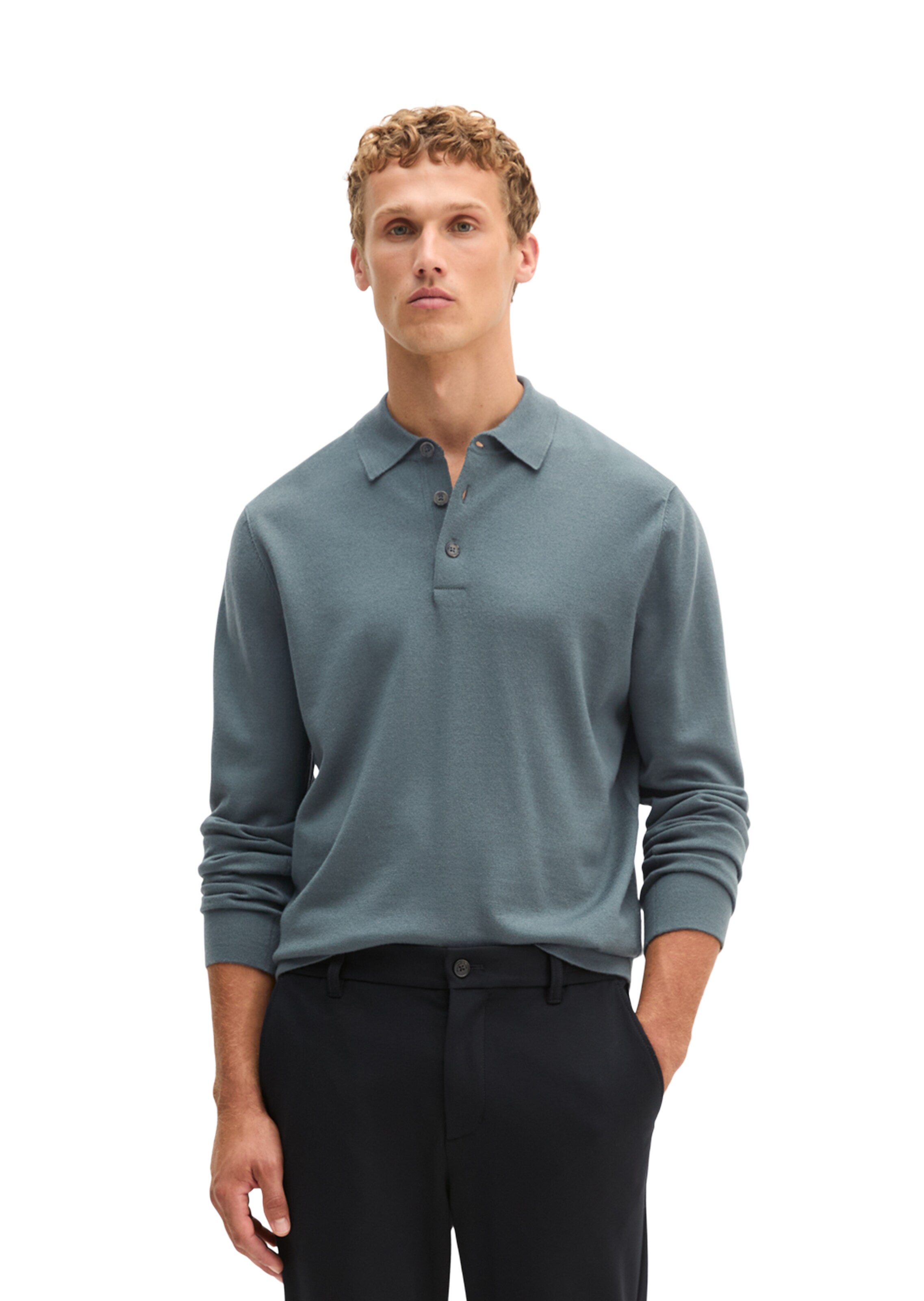 Marc O'Polo Shirt in Grau: Vorderseite