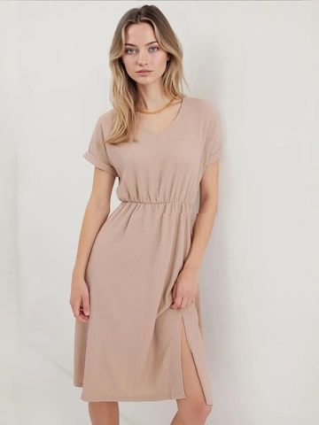 Bigdart Strickkleid in Weiß: Vorderseite