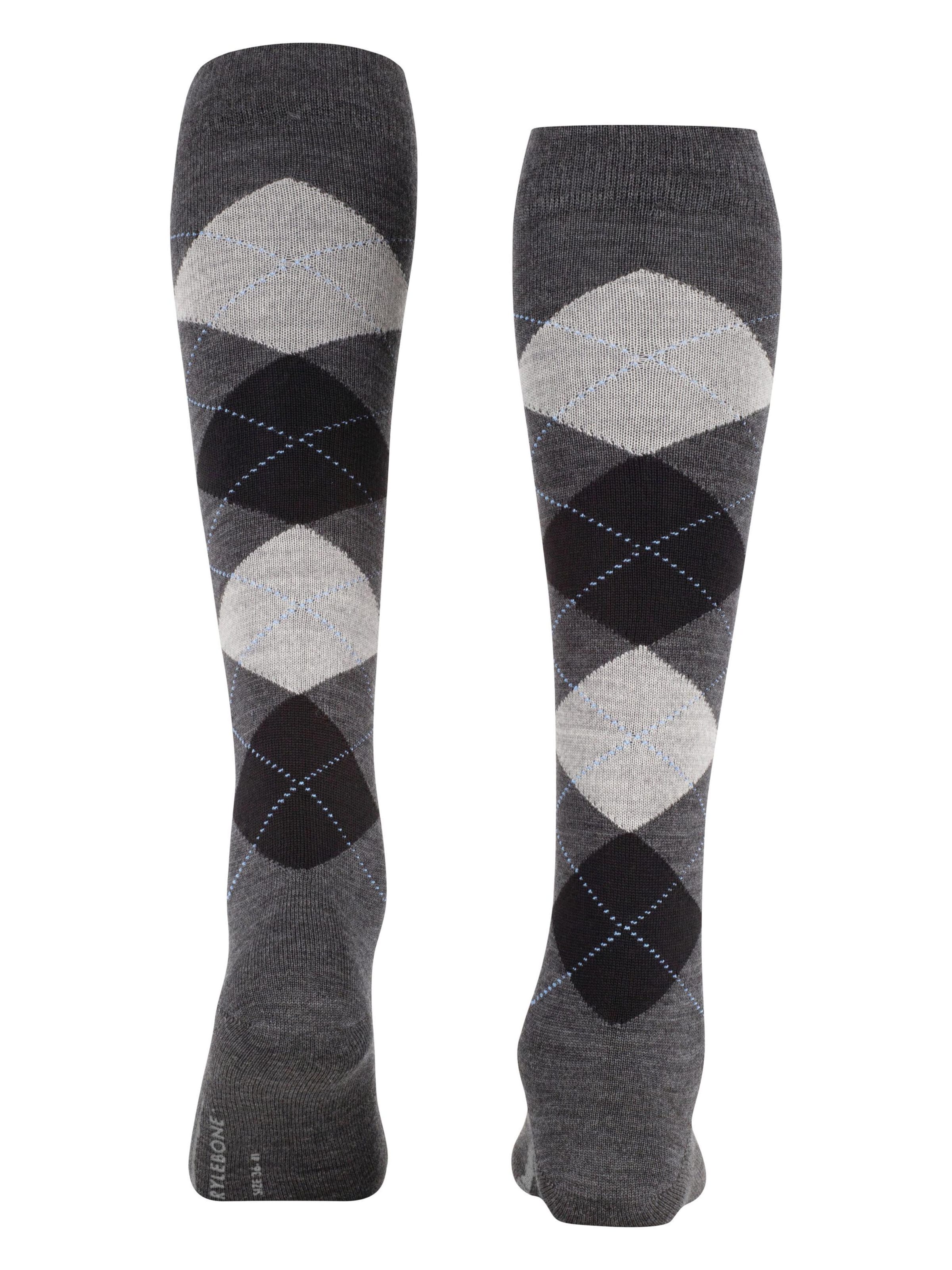 BURLINGTON Overknee Strümpfe 'Marylebone'‌‌‌‌ in Grau