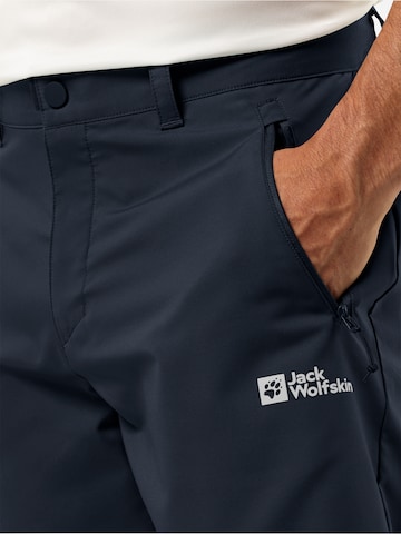 JACK WOLFSKIN - regular Pantalón deportivo 'ACTIVE TRACK' en azul