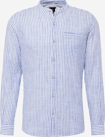 mėlyna QS Priglundantis modelis Marškiniai: priekis
