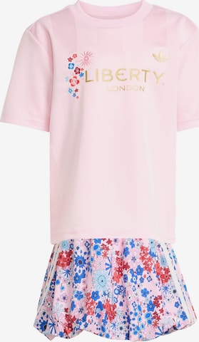 ADIDAS ORIGINALS - Conjunto 'Adidas Originals x Liberty London' en rosa: frente