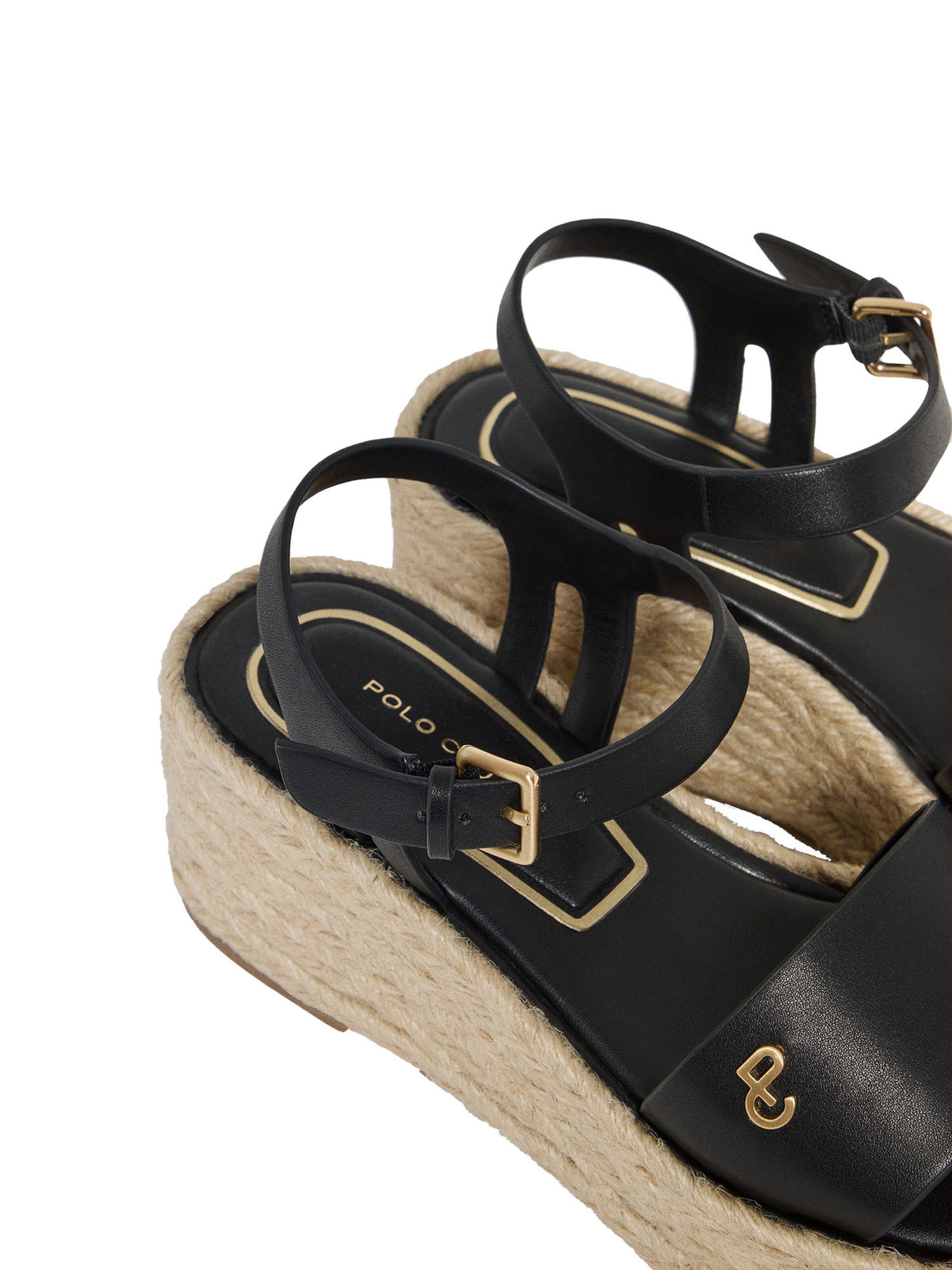Polo Club Sandale in Schwarz