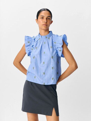 OBJECT - Top en azul: frente