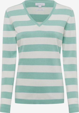 Brookshire Trui in Groen: voorkant