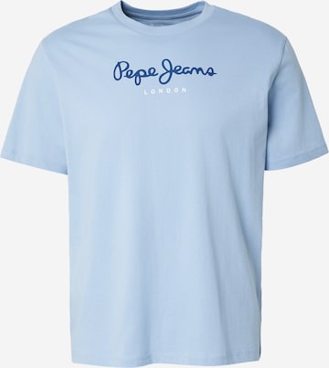 Pepe Jeans - Camiseta 'EGGO N' en azul: frente