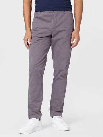 DEDICATED. Normální Chino kalhoty – šedá: přední strana
