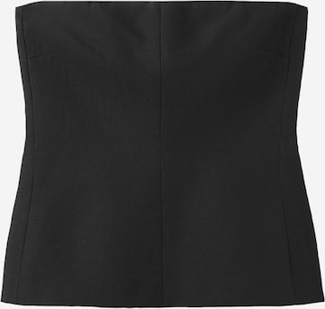 Top 'SANSA' di MANGO in nero: frontale