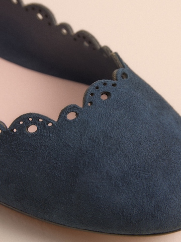 Ballerines à lanières 'Elfie' Next en bleu