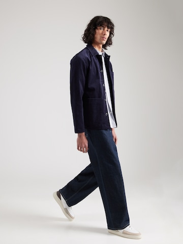 SELECTED HOMME Regular Fit Jacke 'SLHMATT' in Blau