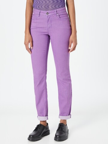 OUI Slim fit Jeans in Purple: front