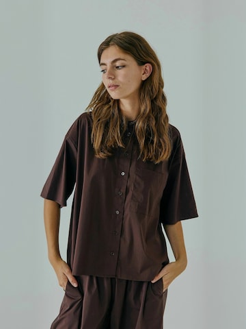 NORR Shirts ' Otilia ' i brun