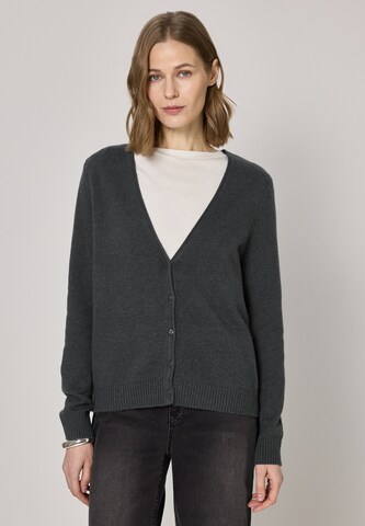 STREET ONE Strickjacke in Grau: Vorderseite