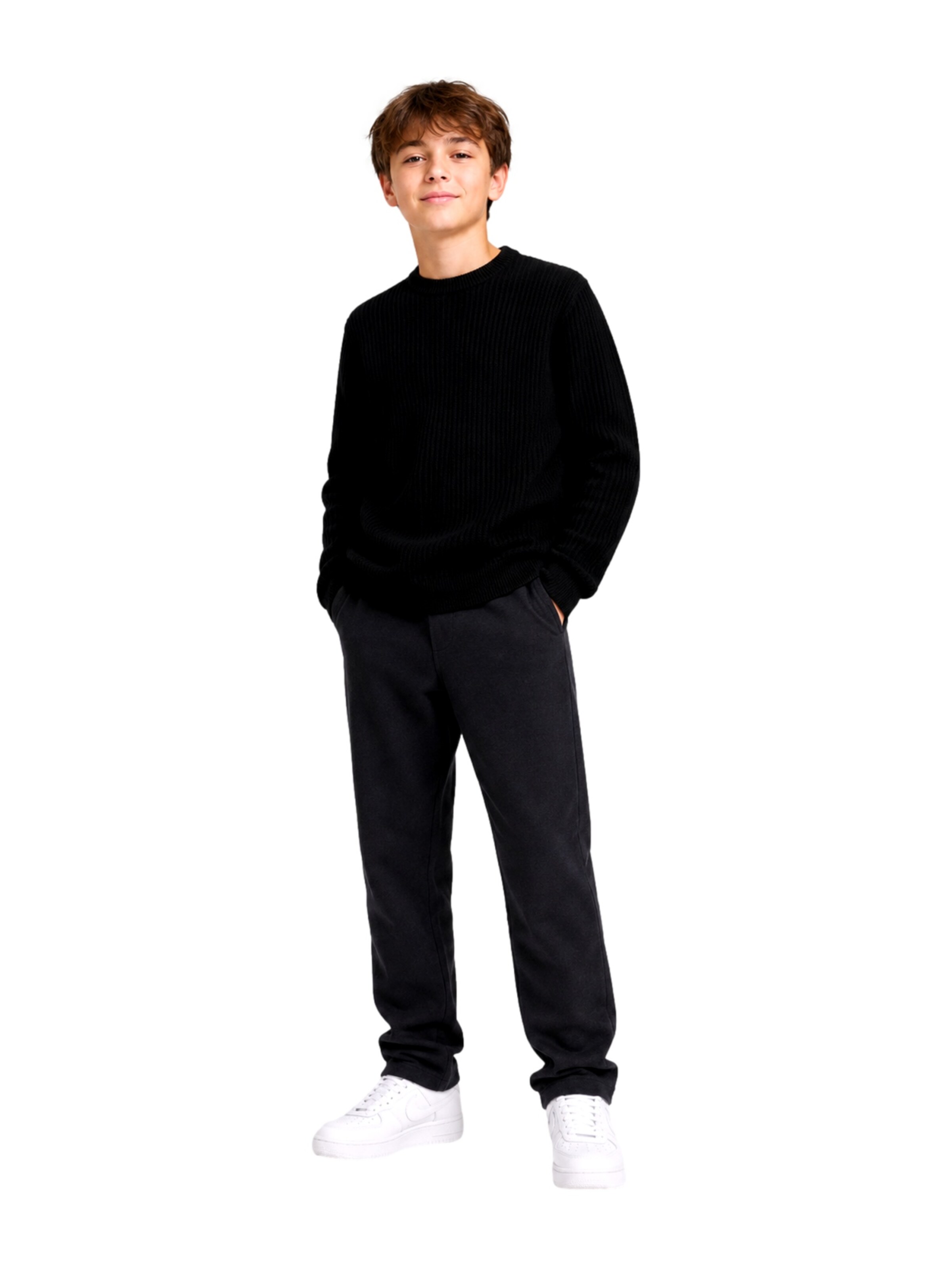 Jack & Jones Junior - Jersey 'JJSAGE' en negro