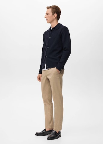 MANGO MAN Tapered Chino Pants 'Prato' in Beige
