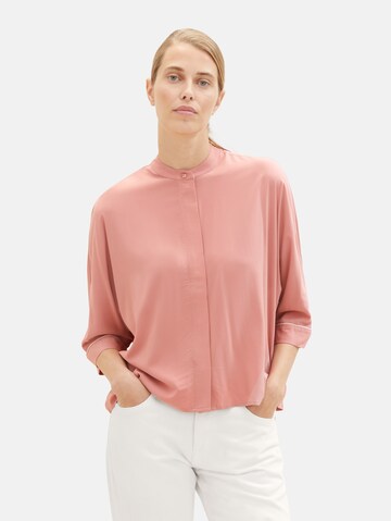 Camicia da donna di TOM TAILOR in rosa: frontale