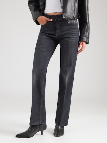 MAC Flared Jeans 'LAURA' in Schwarz: Vorderseite
