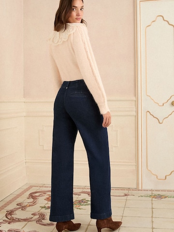 Wide Leg Jean love & roses en bleu