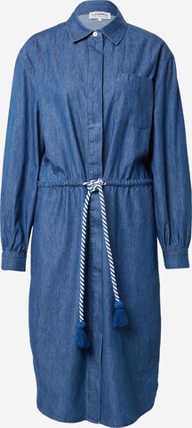 Robe-chemise LOOKS by Wolfgang Joop en bleu : devant