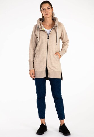 ViertelMond Sweatjacke 'Varinja' in Beige