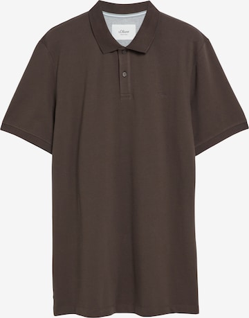 T-Shirt s.Oliver Red Label Big & Tall en marron : devant