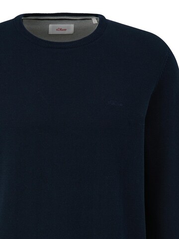 s.Oliver Pullover 'Basic'‌‌‌‌ in Blau