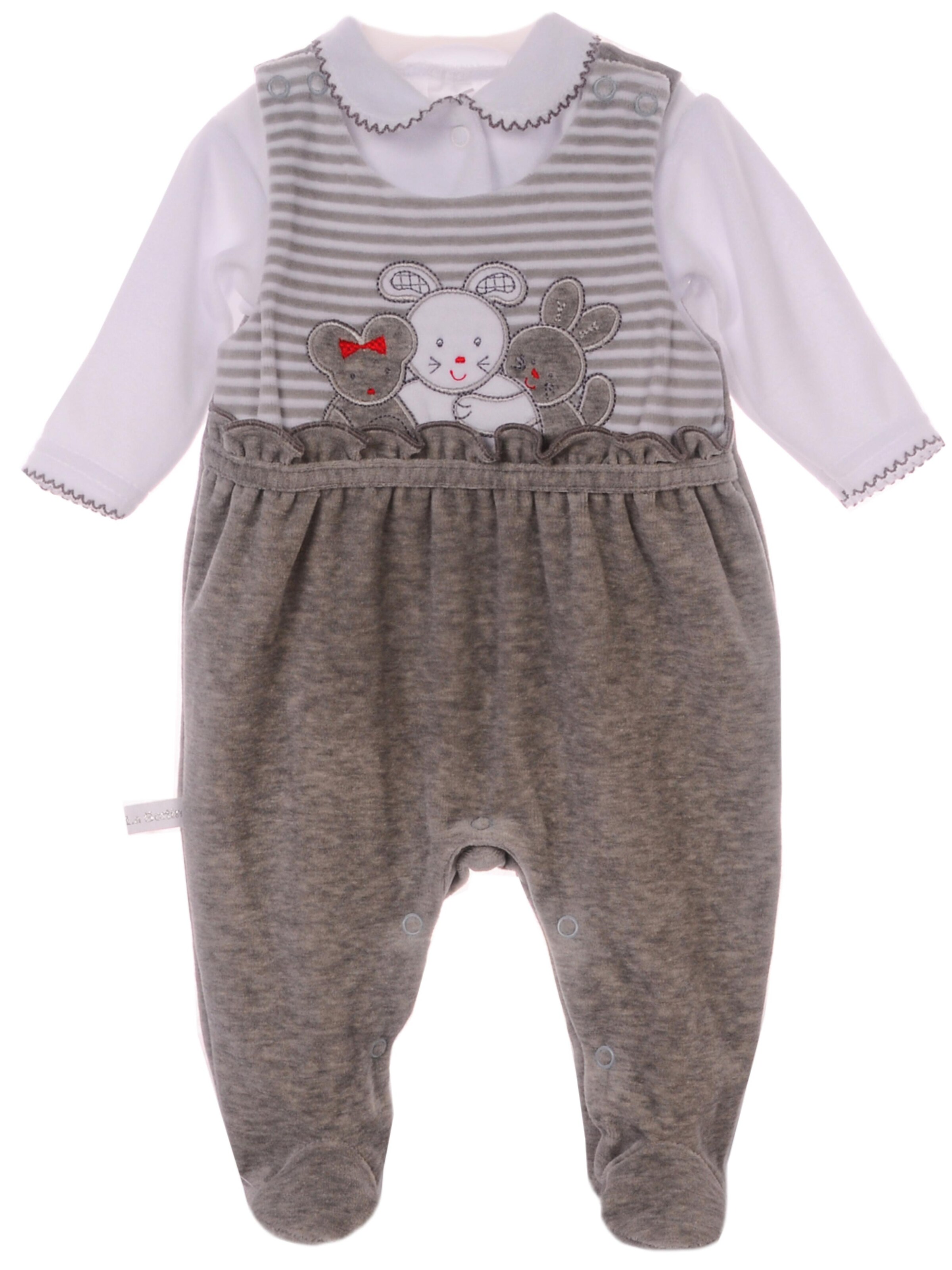 La Bortini Set in Grau: Vorderseite