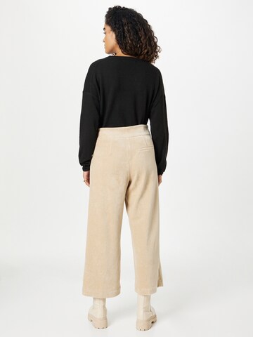 OPUS Wide leg Pleated Pants 'Misha' in Beige