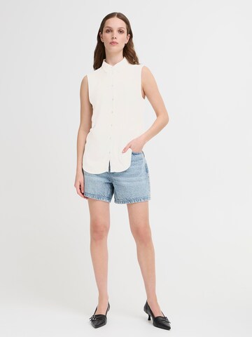 ICHI Bluse 'IHVera' i beige
