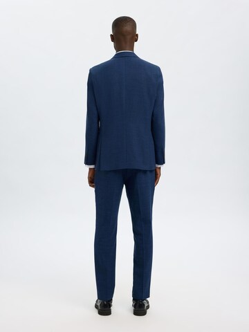 Coupe slim Veste de costume SELECTED en bleu
