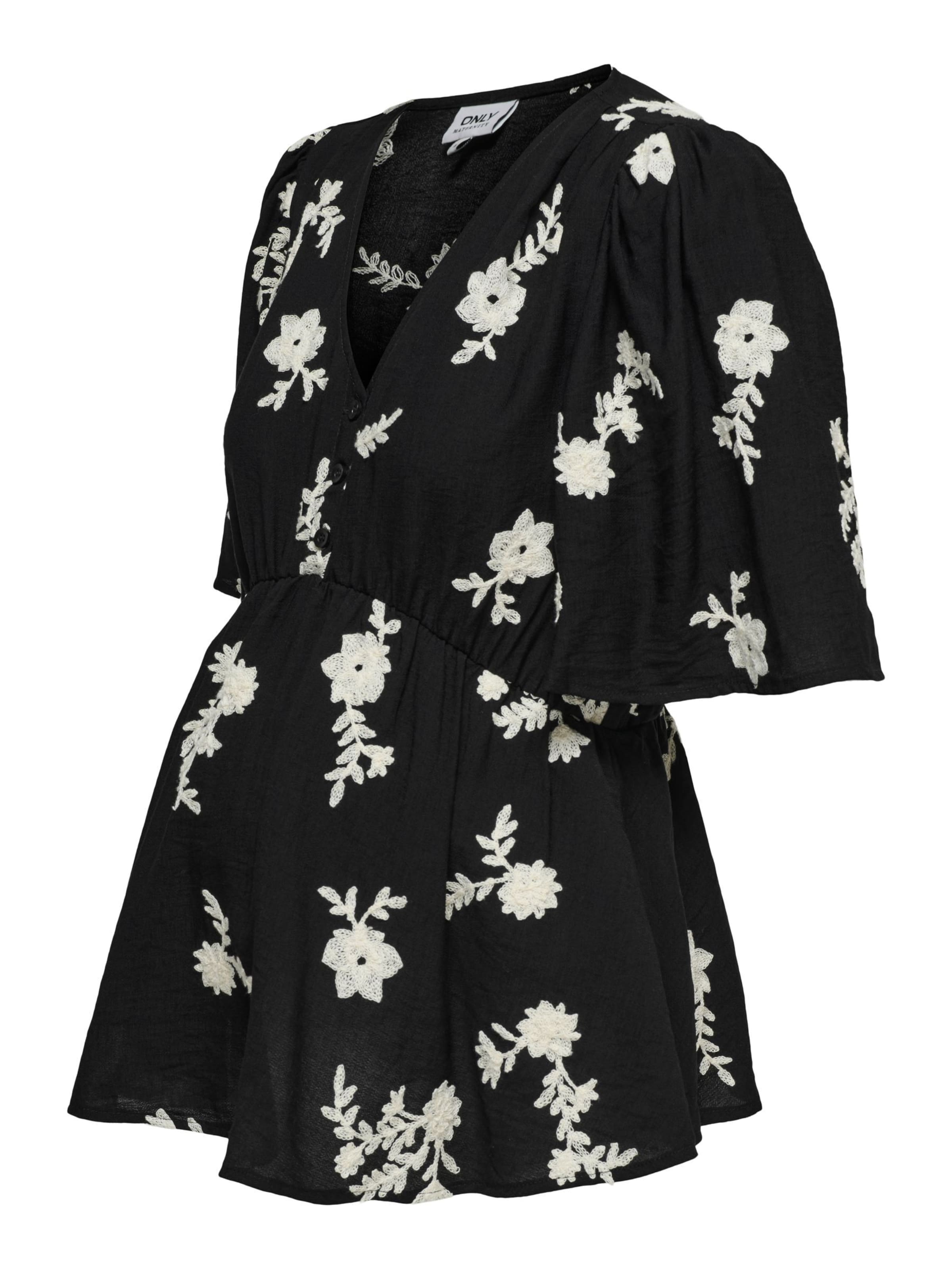 Only Maternity Blouse 'OLMElsi' in Black / White, Item view