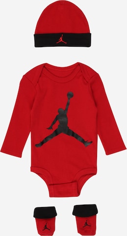 Jordan Комплект 'JUMPMAN'               ' в червено: отпред