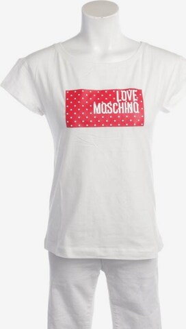 Love Moschino Shirt S in Weiß: predná strana