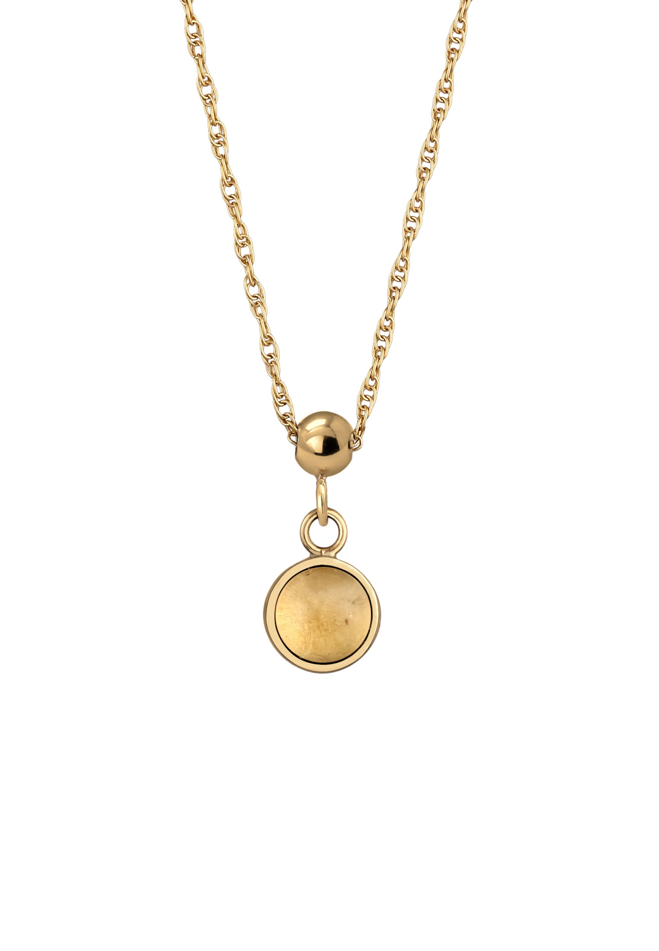 ELLI PREMIUM Ketting 'Geburtsstein November' in Goud