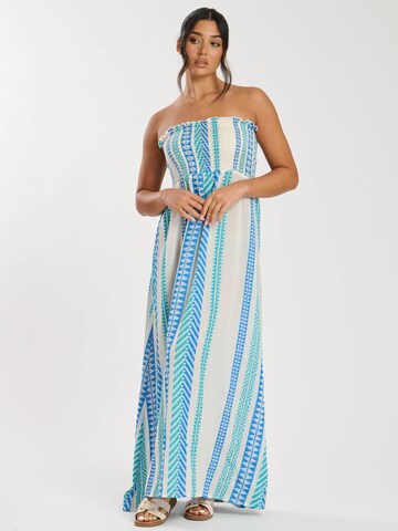 South Beach Kleid in Blau: Vorderseite