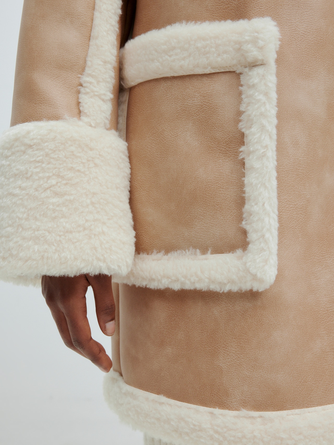 EDITED Wintermantel 'Olimpia' Lichtbruin