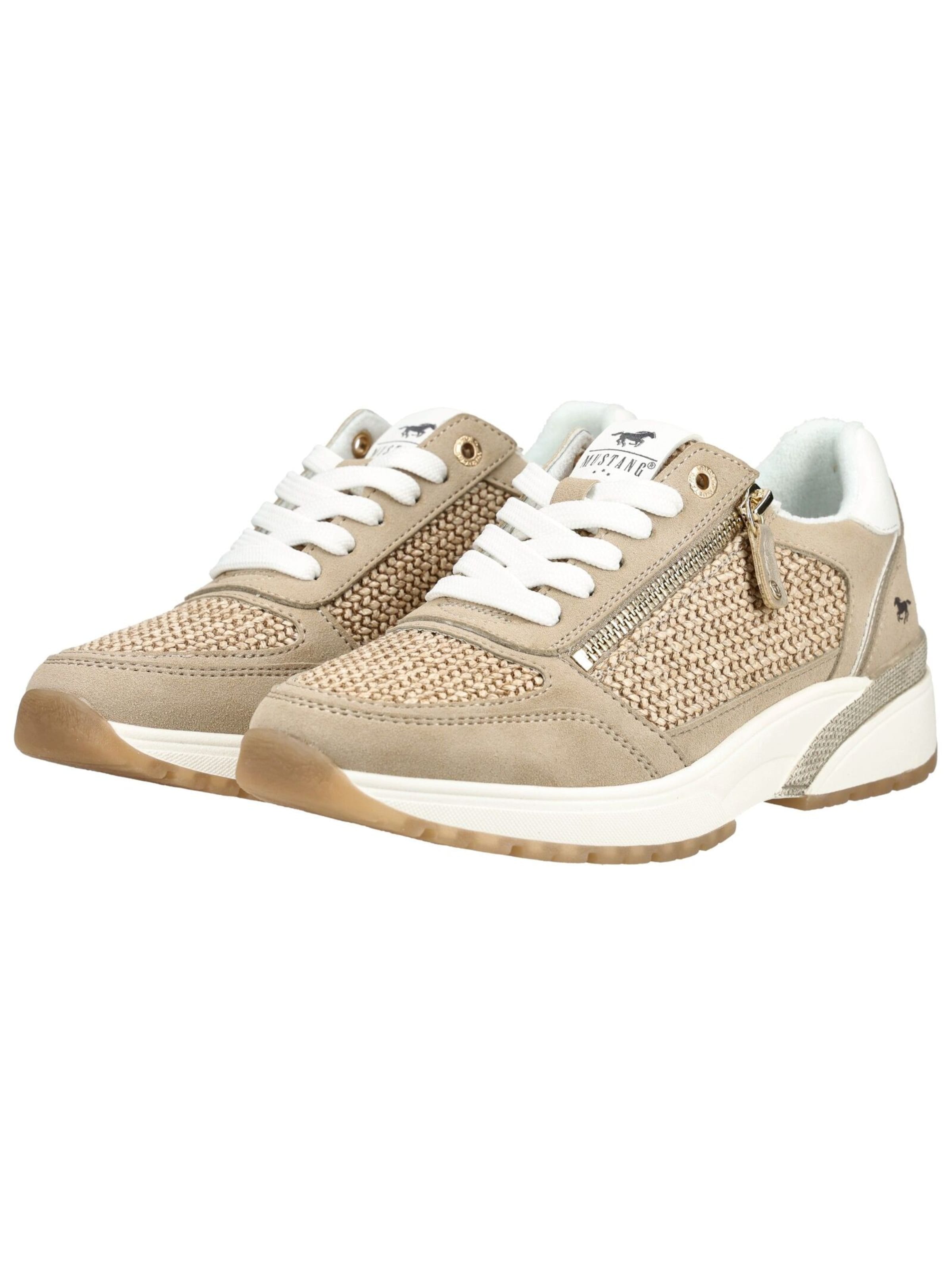 MUSTANG Sneakers laag in Beige