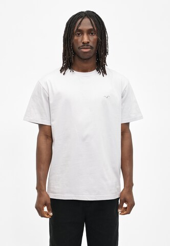 Cleptomanicx Shirt 'Ligull Boxy 2' in White: front