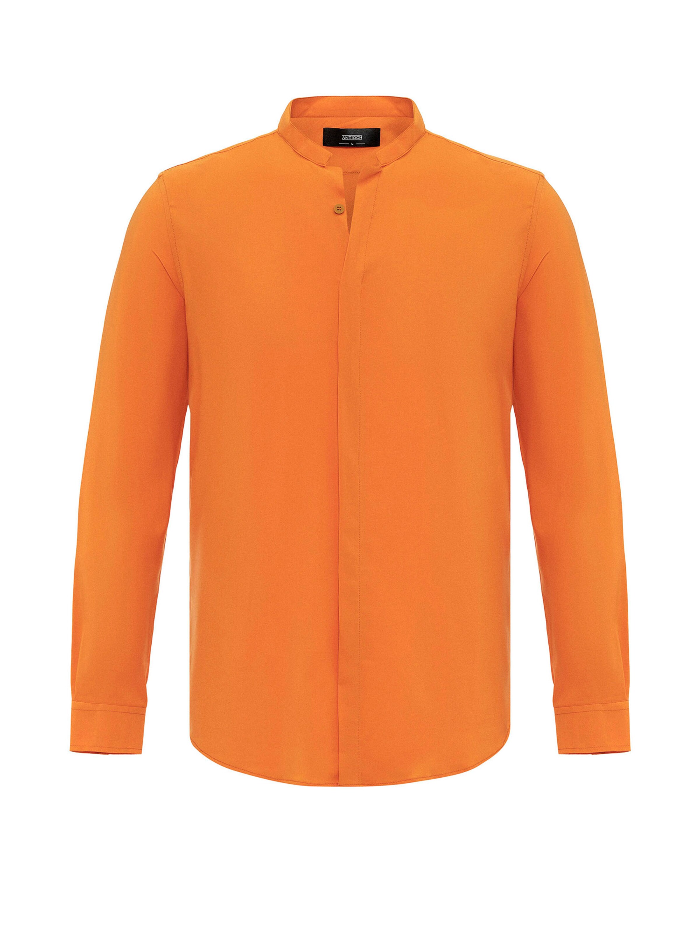 Antioch Rovný strih Košeľa - Oranžová: predná strana