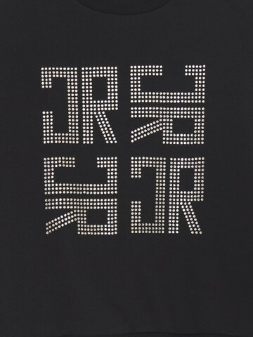 John Richmond Sweatshirt 'Bedazzled Monogram' in Black