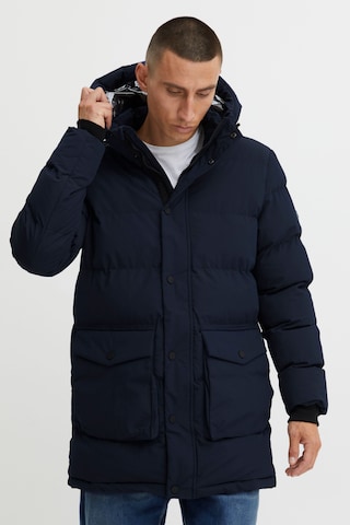 BLEND Winter Jacket in Blue: front