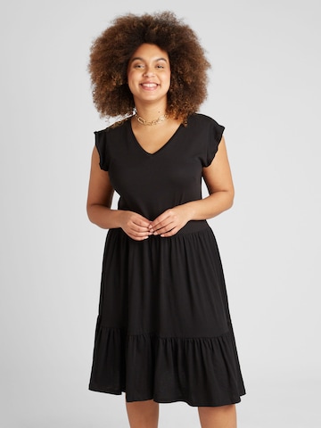 ONLY Carmakoma - Vestido 'May' em preto: frente