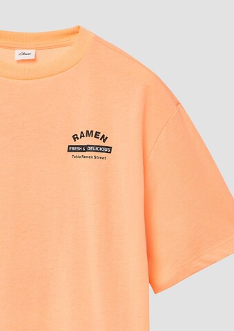 T-Shirt s.Oliver en orange
