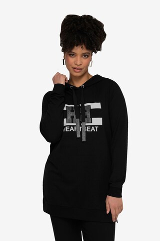 Sweat-shirt MIAMODA en noir : devant