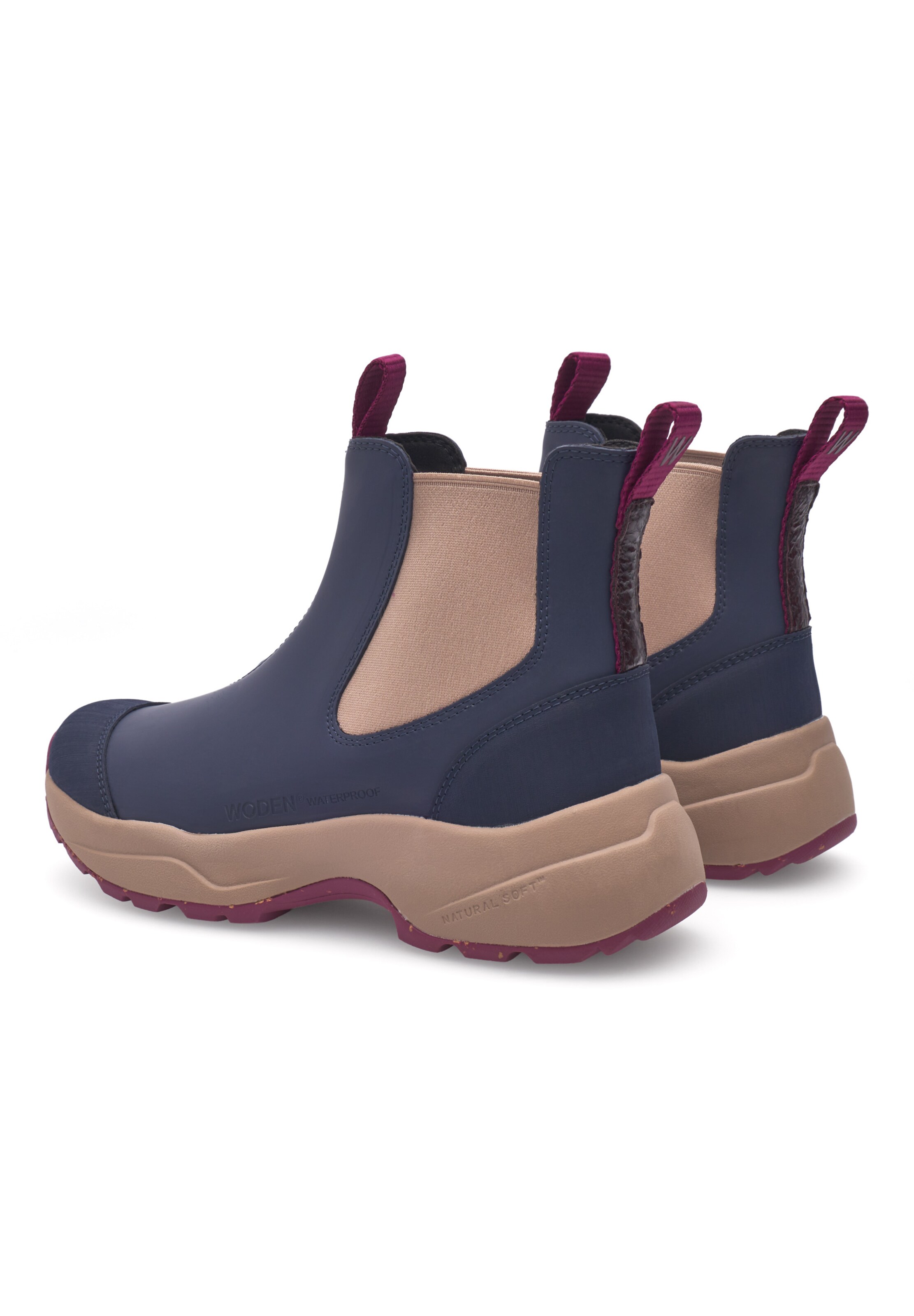 WODEN Chelsea boots 'Siri' in Blauw