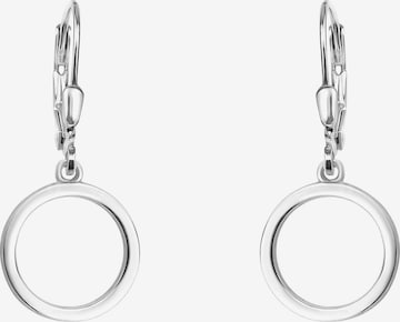 Sofia Milani Ohrringe 'Circle' in Silber: Vorderseite