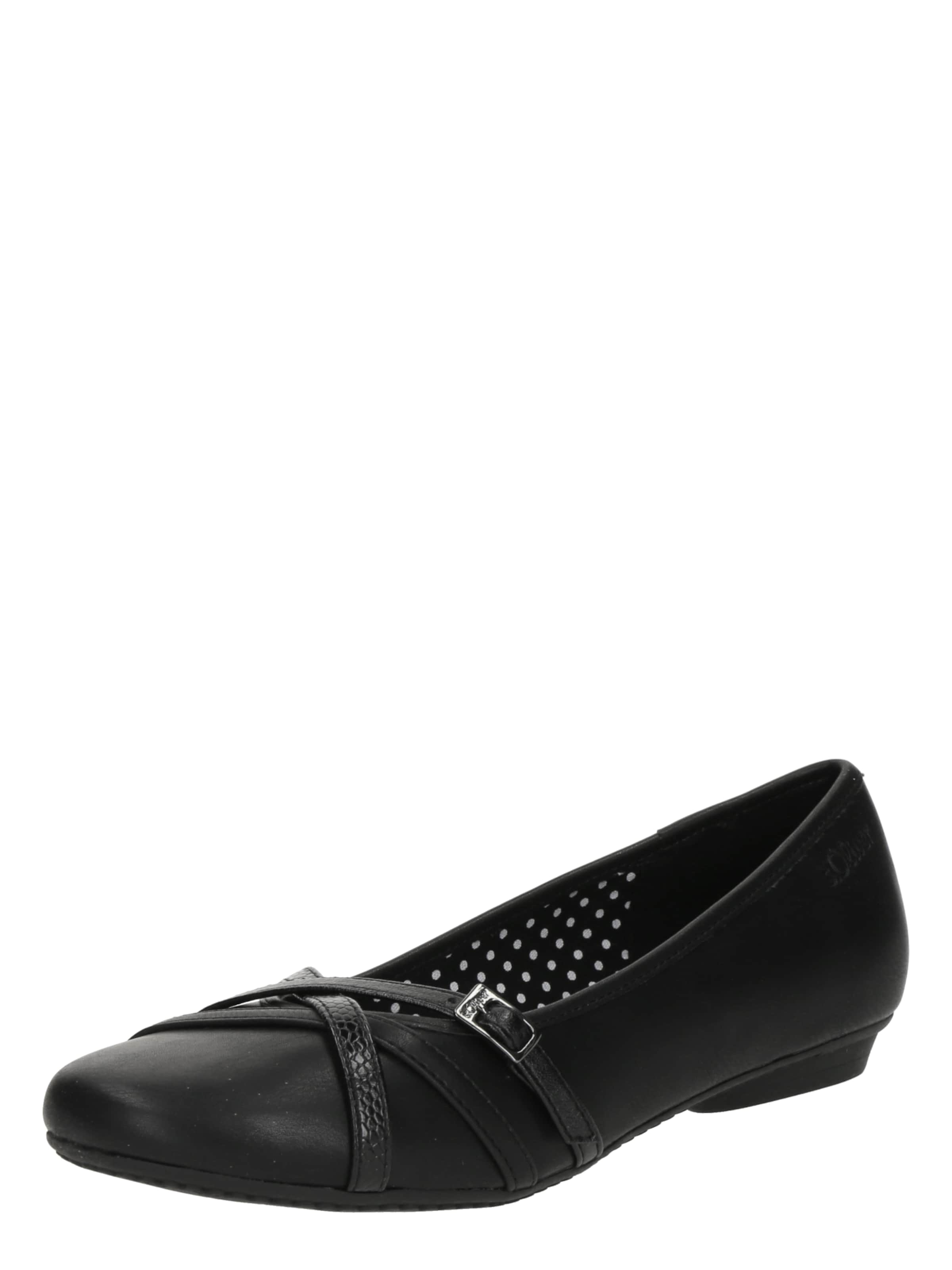 Ballerines s.Oliver en noir : devant